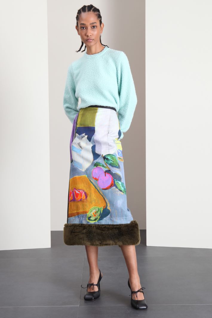 Maglia effetto bioccolato Fashion Market Maglia effetto bioccolato Fashion Market