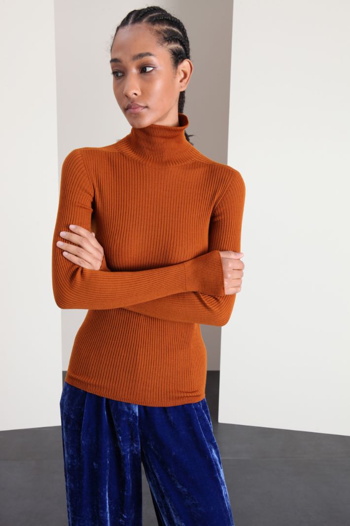 Dolcevita a coste in lana Fashion Market Dolcevita a coste in lana Fashion Market