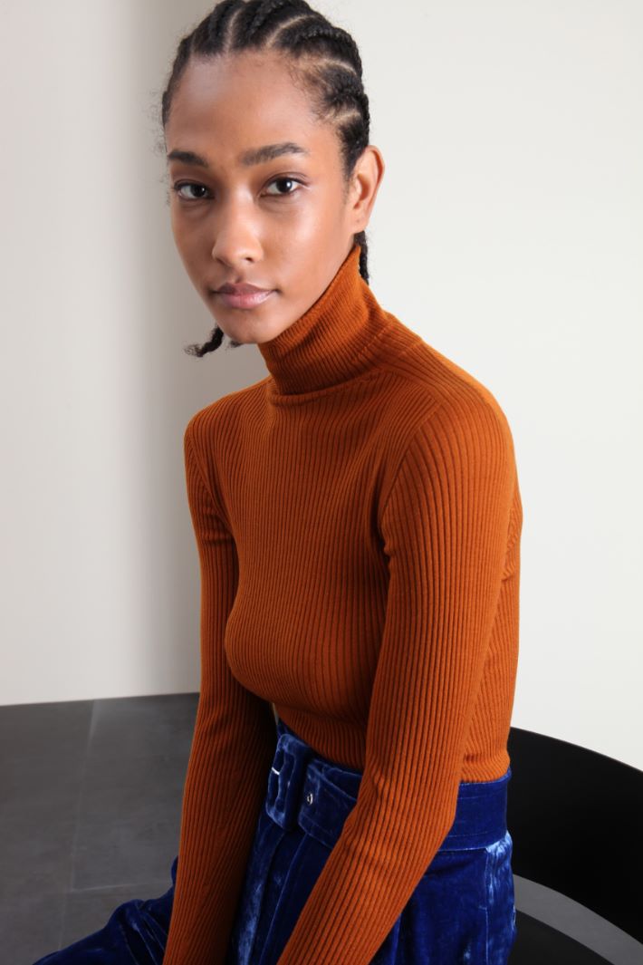 Dolcevita a coste in lana Fashion Market Dolcevita a coste in lana Fashion Market