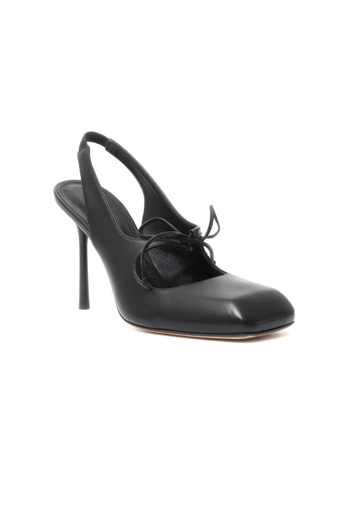 Slingback in pelle con fiocco Fashion Market Slingback in pelle con fiocco Fashion Market