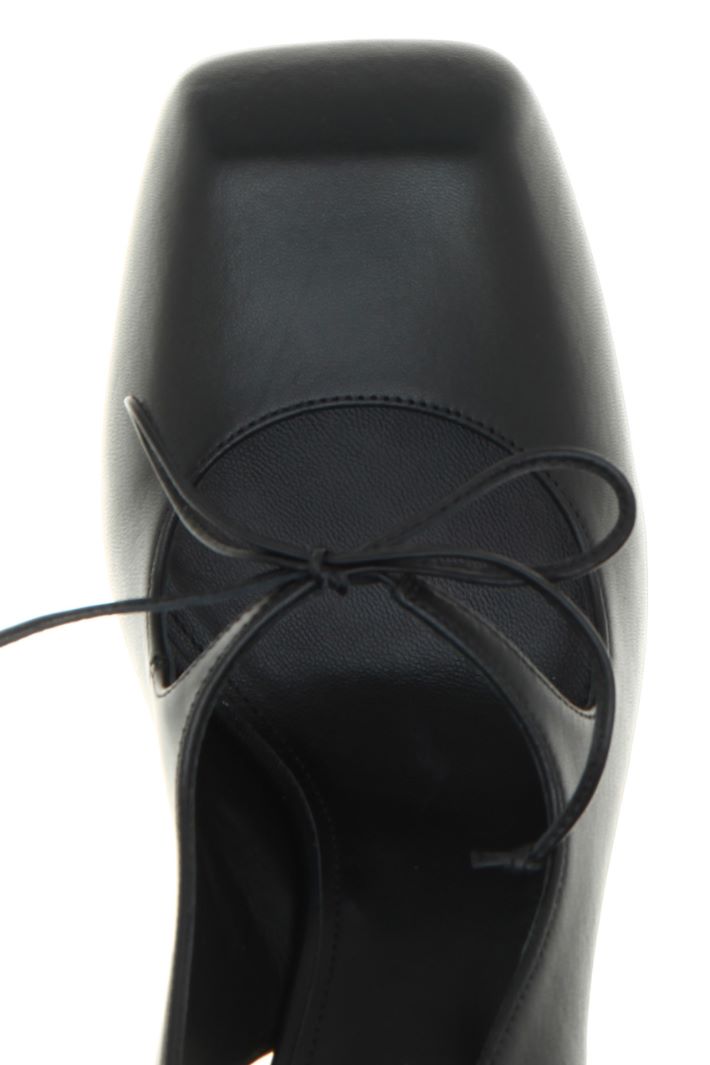 Slingback in pelle con fiocco Fashion Market Slingback in pelle con fiocco Fashion Market