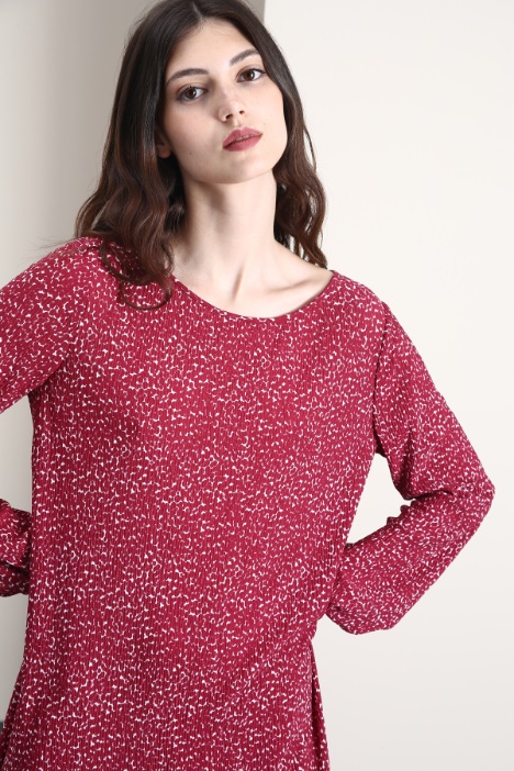 Abito in jersey plissé Fashion Market