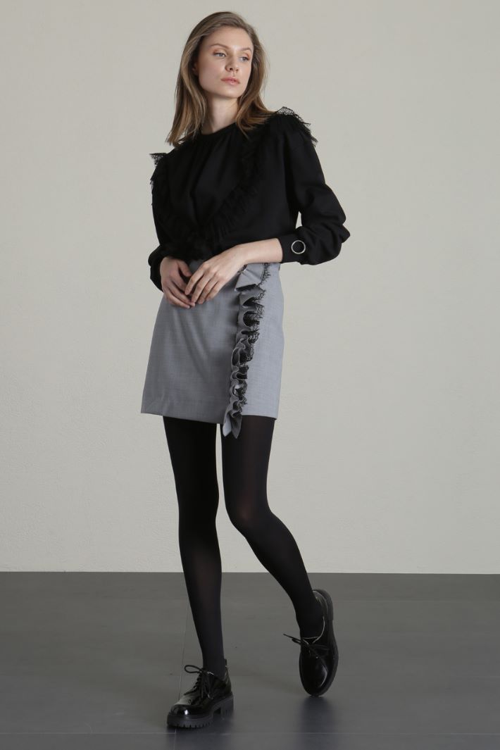 Felpa con rouches Fashion Market Felpa con rouches Fashion Market