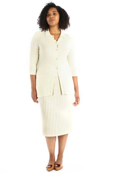 Cardigan a coste piatte Fashion Market