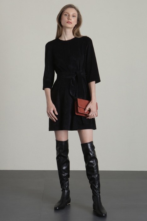 Abito effetto camoscio Fashion Market