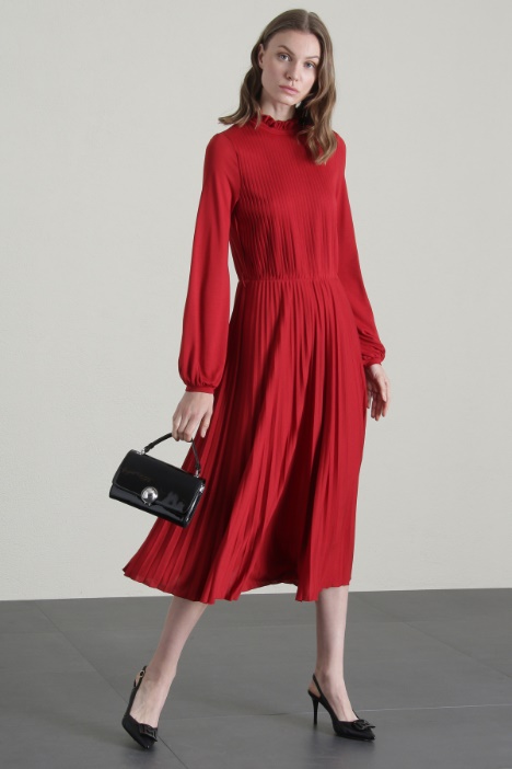 Abito in jersey plissé Fashion Market