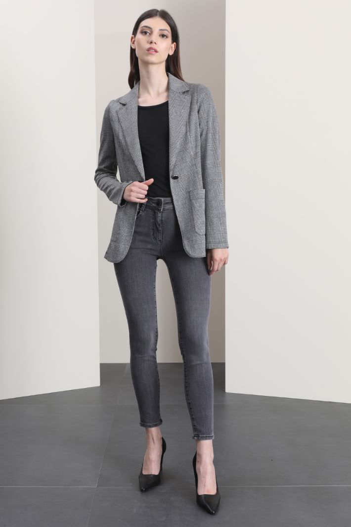 Blazer in jersey jacquard Fashion Market Blazer in jersey jacquard Fashion Market