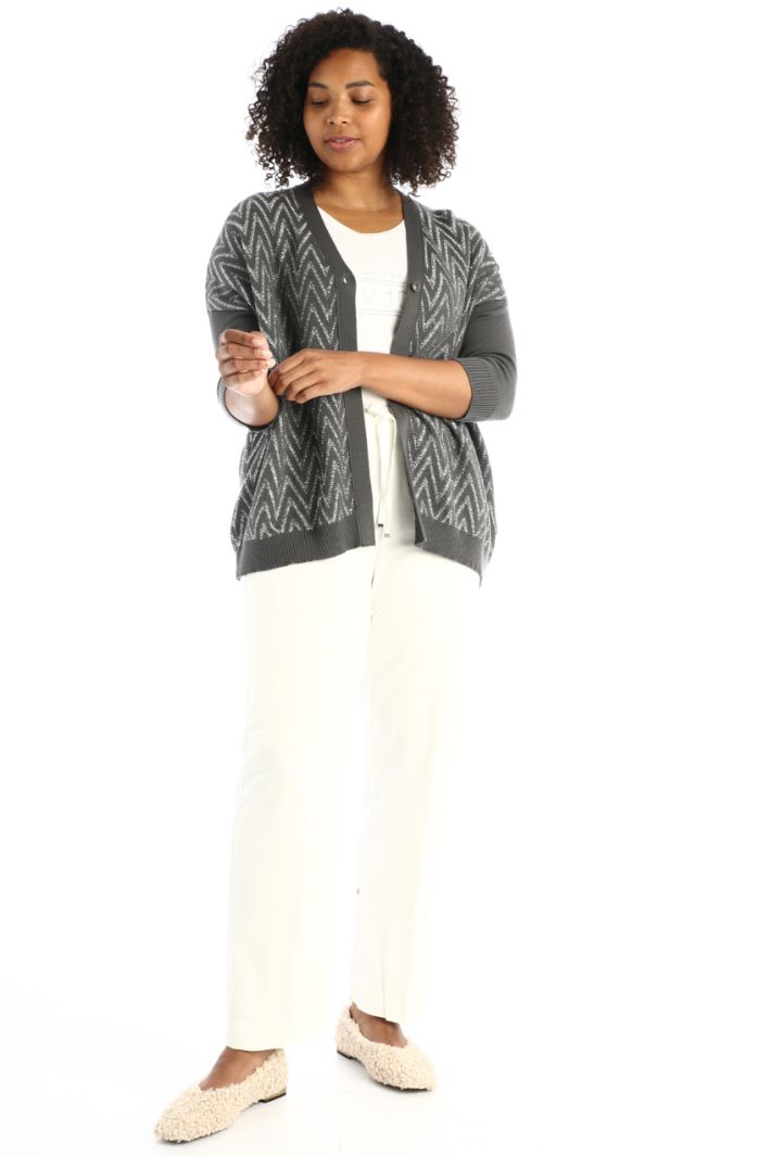 T-shirt in jersey con ricamo Fashion Market