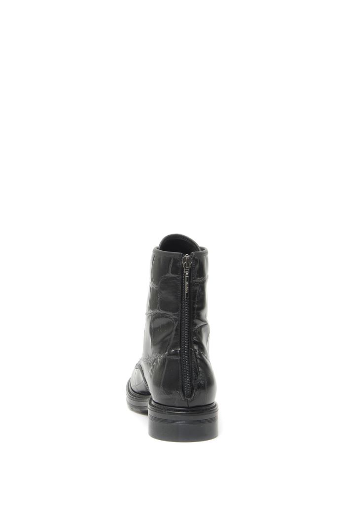 Anfibi in pelle stampa cocco Fashion Market