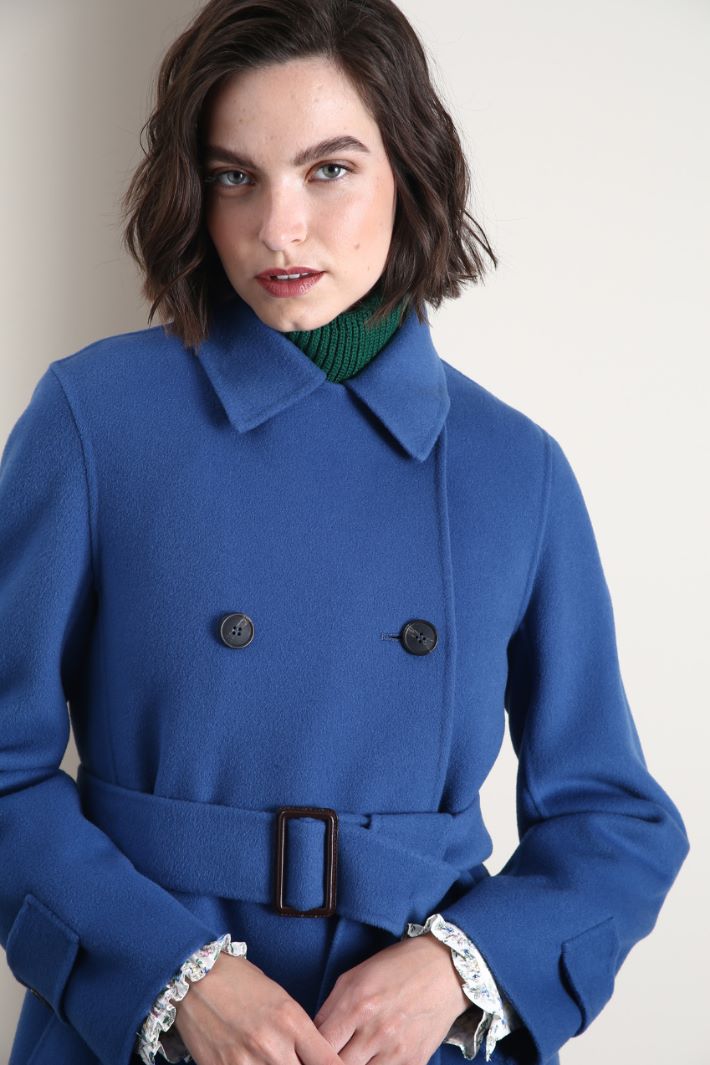 Cappotto doppiopetto in drap Fashion Market Cappotto doppiopetto in drap Fashion Market