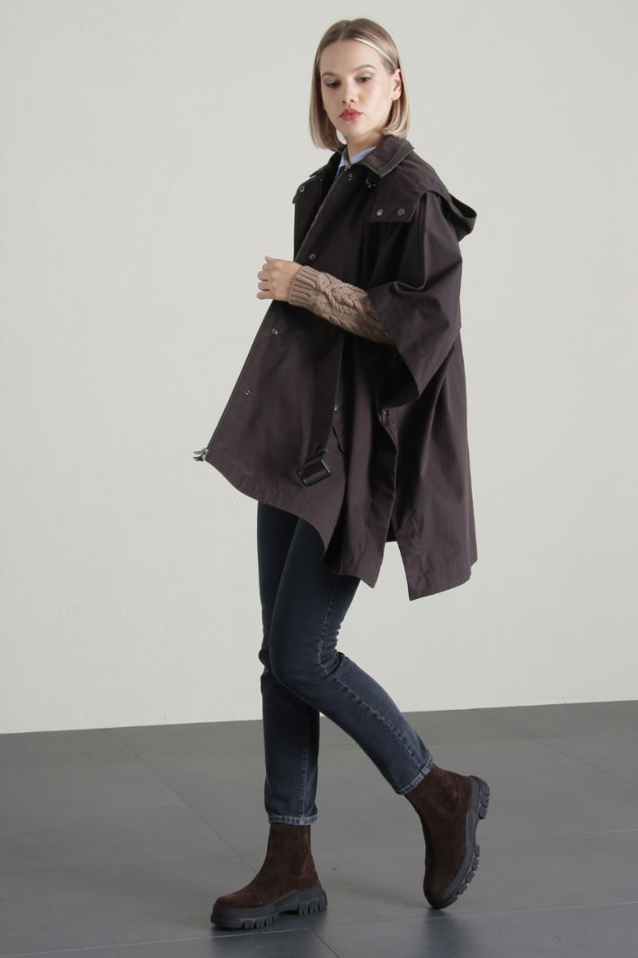 Cappa in gabardine di cotone Fashion Market Cappa in gabardine di cotone Fashion Market