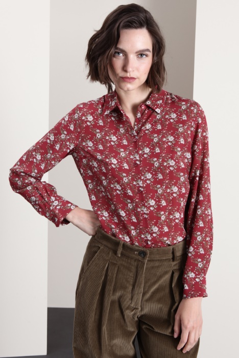 Camicia in crepé di pura seta Fashion Market