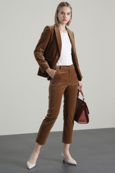 Pantaloni in velluto di cotone Fashion Market