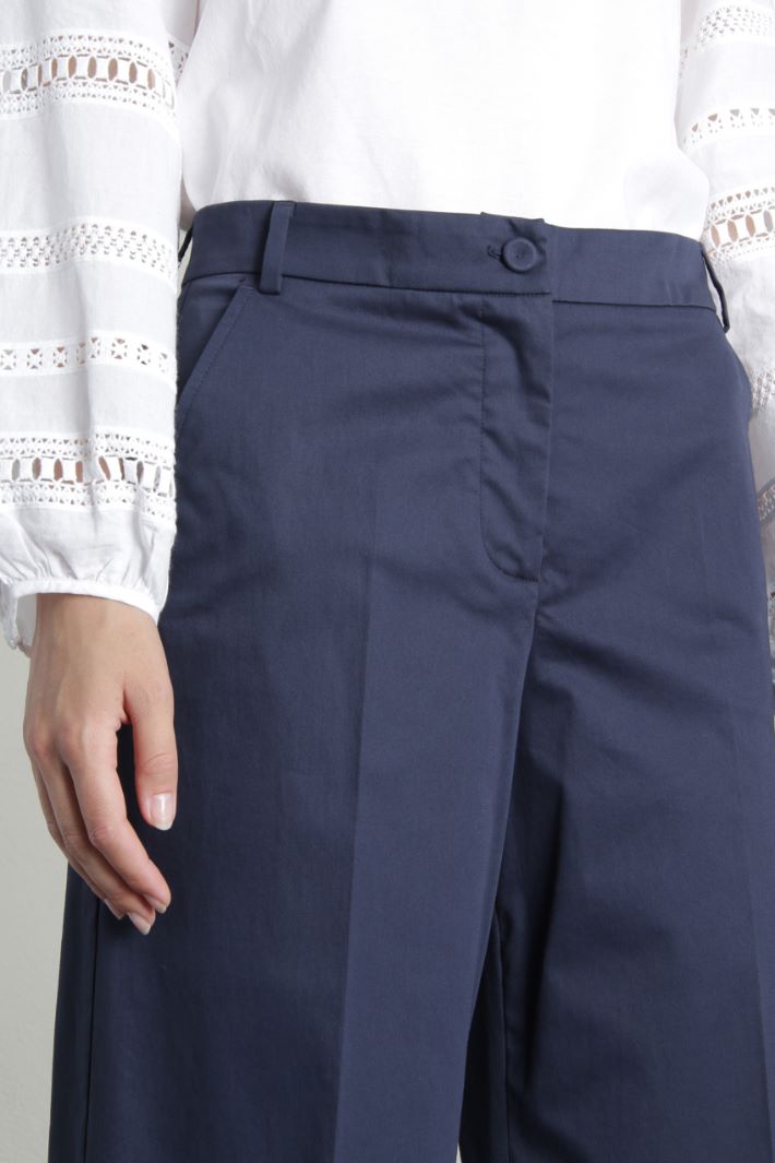 Pantaloni in raso di cotone Fashion Market Pantaloni in raso di cotone Fashion Market