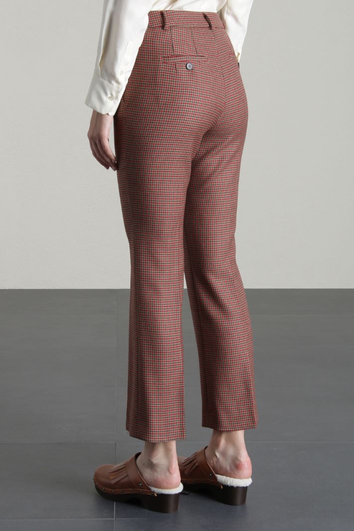 Pantaloni in batavia di lana Fashion Market