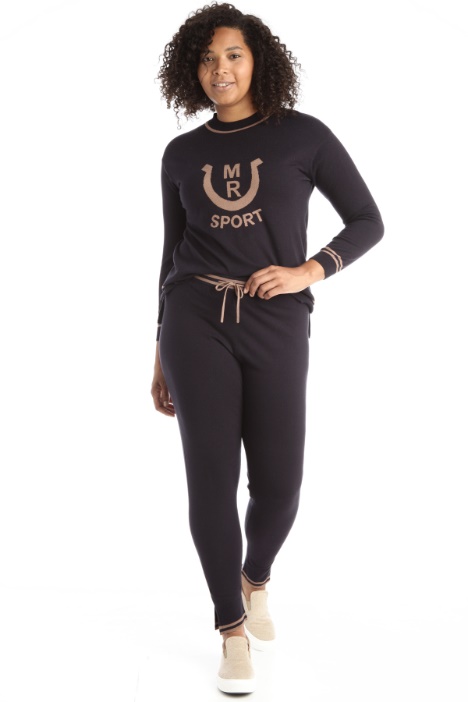 Pantaloni jogger in maglia Fashion Market