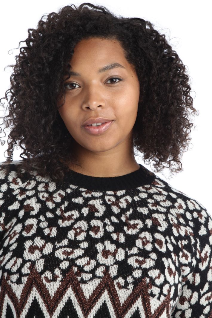 Maglia jacquard in misto lana Fashion Market Maglia jacquard in misto lana Fashion Market