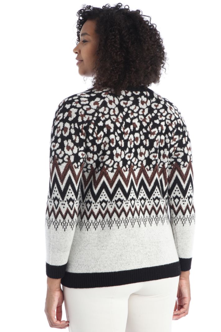 Maglia jacquard in misto lana Fashion Market Maglia jacquard in misto lana Fashion Market