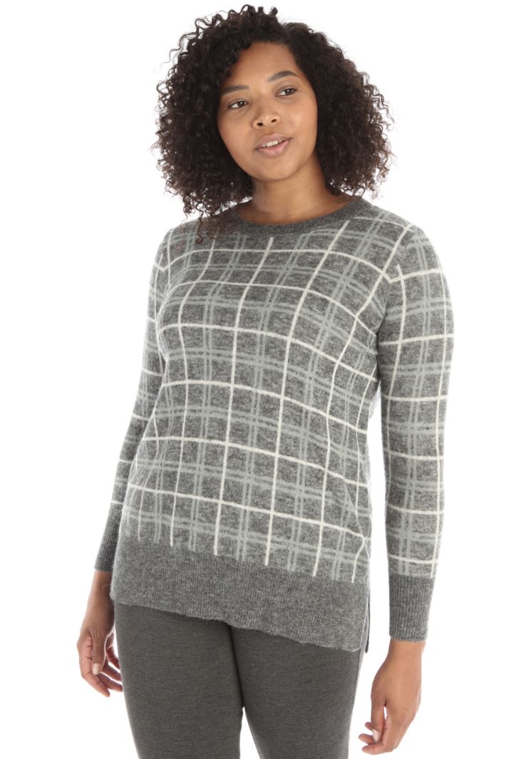 Maglia in misto lana jacquard Fashion Market