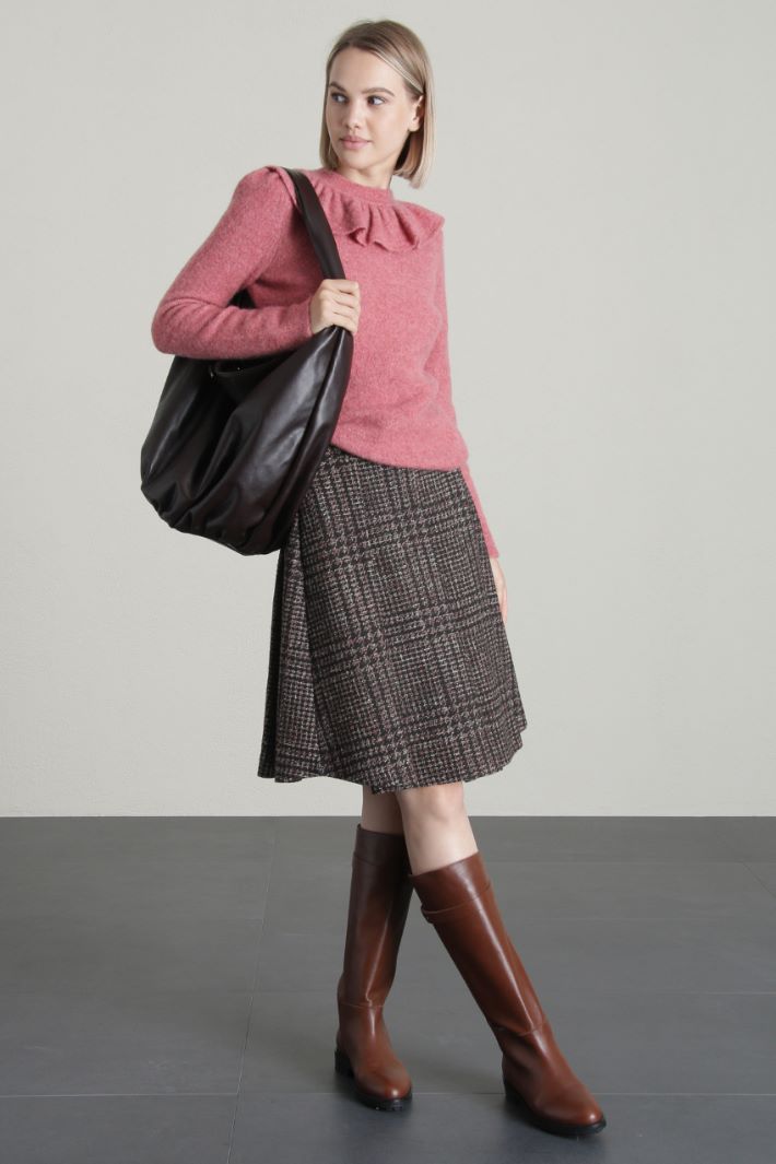 Maglia in alpaca con volant Fashion Market Maglia in alpaca con volant Fashion Market