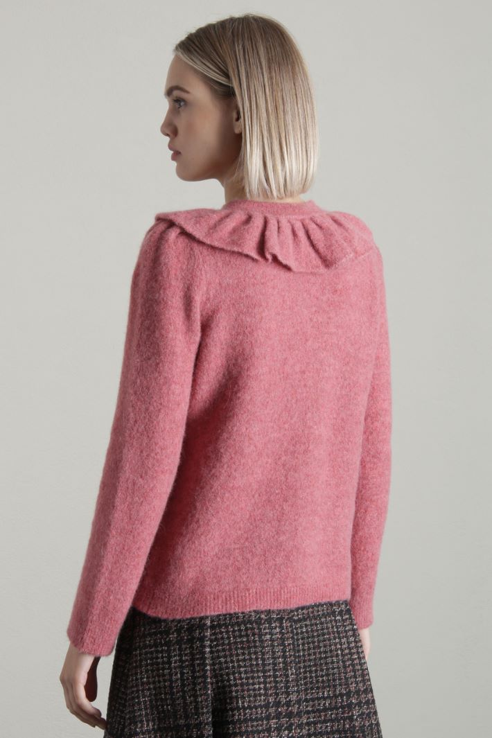 Maglia in alpaca con volant Fashion Market Maglia in alpaca con volant Fashion Market