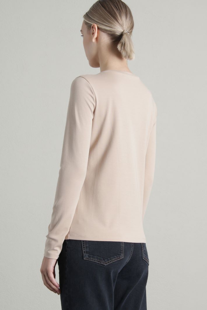 T-shirt in cotone con stampa Fashion Market T-shirt in cotone con stampa Fashion Market