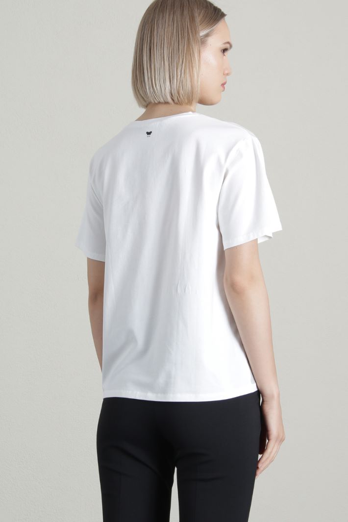 T-shirt in crepé de chine Fashion Market T-shirt in crepé de chine Fashion Market