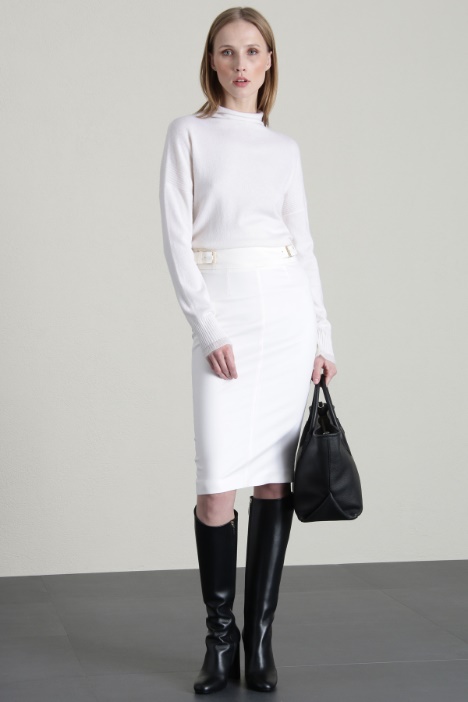 Gonna in saglia con cinturini Fashion Market