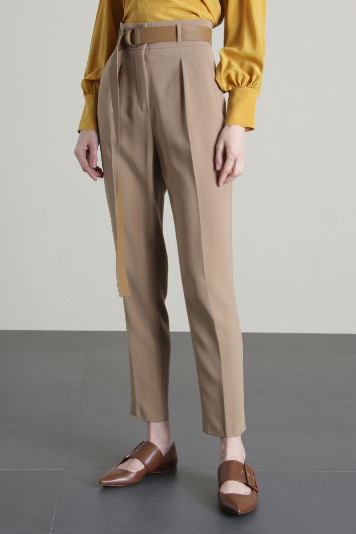 Pantaloni baggy in cady Fashion Market Pantaloni baggy in cady Fashion Market