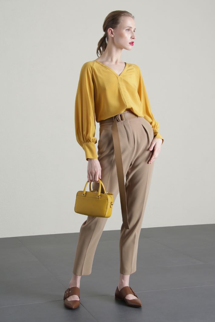 Pantaloni baggy in cady Fashion Market Pantaloni baggy in cady Fashion Market