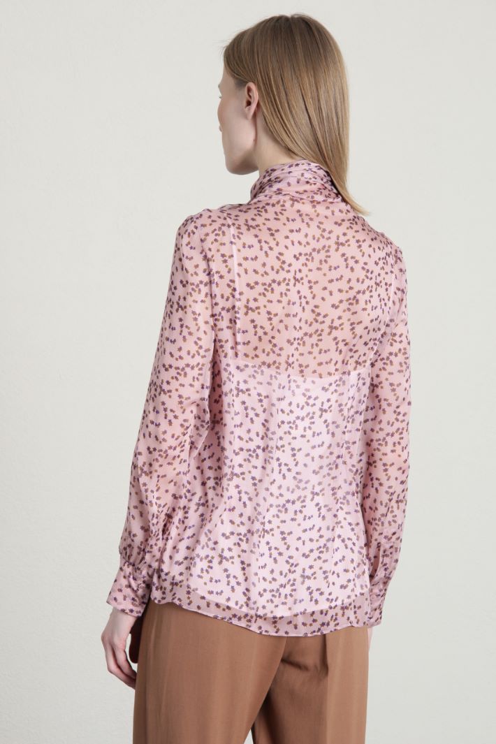 Blusa in chiffon di pura seta Fashion Market