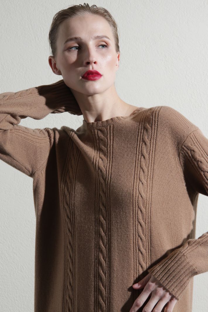 Abito in maglia a trecce Fashion Market Abito in maglia a trecce Fashion Market