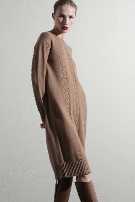 Abito in maglia a trecce Fashion Market