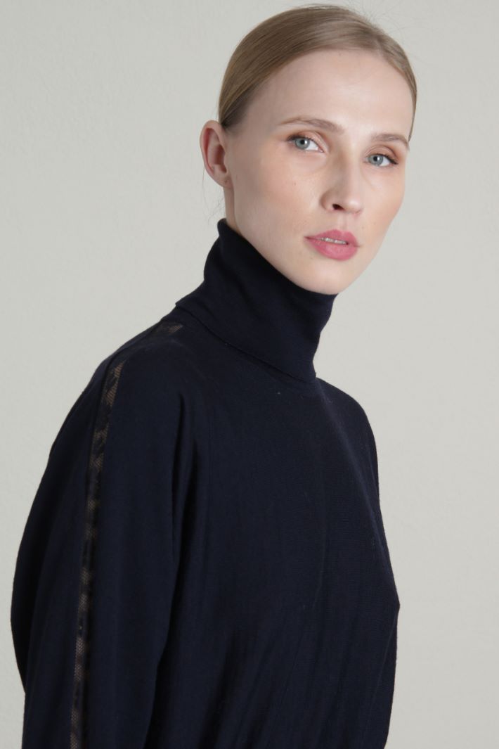 Dolcevita con inserto in pizzo Fashion Market Dolcevita con inserto in pizzo Fashion Market