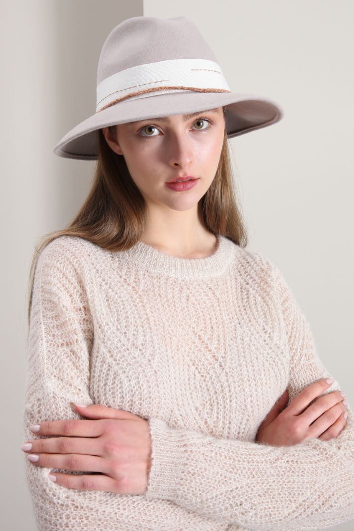 Fedora in feltro di pura lana Fashion Market Fedora in feltro di pura lana Fashion Market
