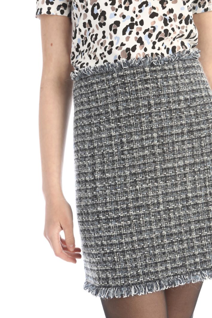 Minigonna in stuoia lamè Fashion Market Minigonna in stuoia lamè Fashion Market