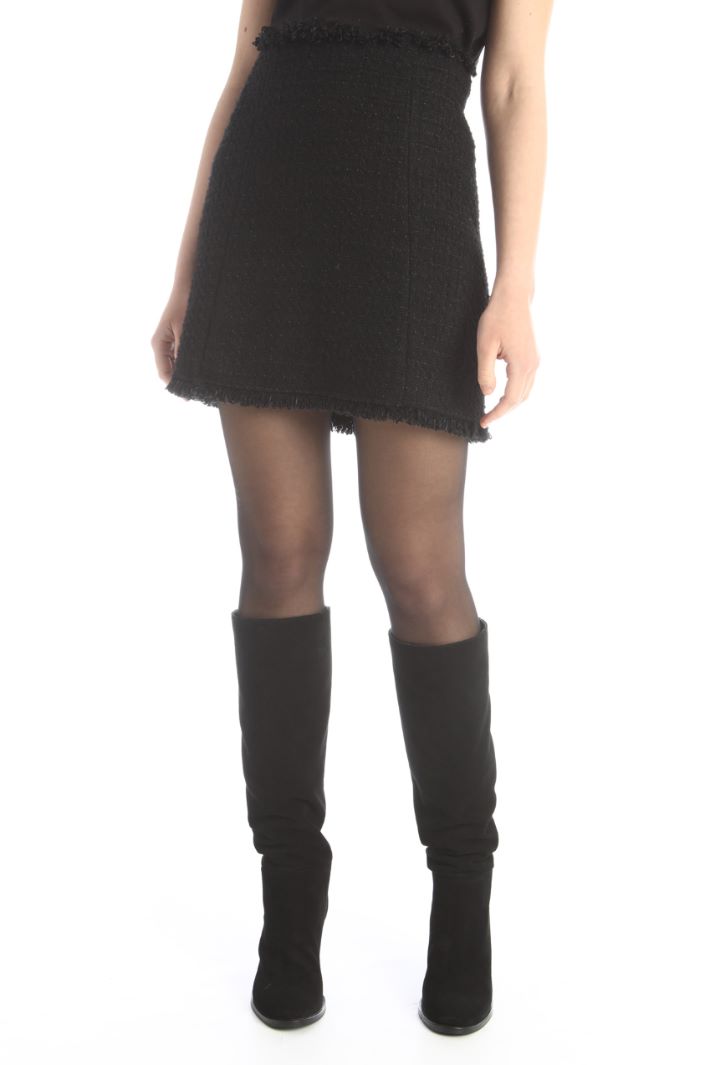 Minigonna in stuoia lamè Fashion Market Minigonna in stuoia lamè Fashion Market