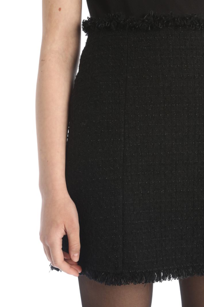 Minigonna in stuoia lamè Fashion Market Minigonna in stuoia lamè Fashion Market