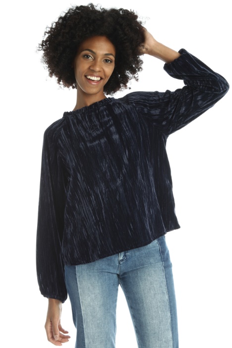 Blusa in velluto Fashion Market