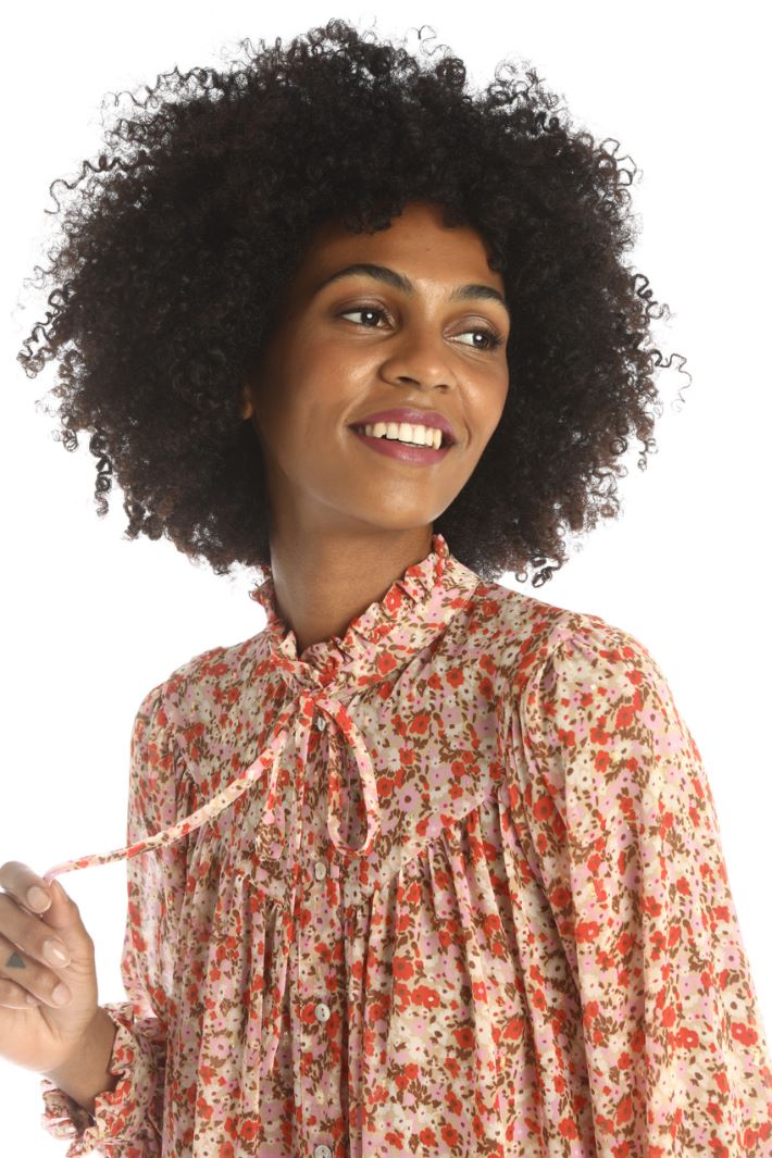 Blusa in georgette stampata Fashion Market Blusa in georgette stampata Fashion Market