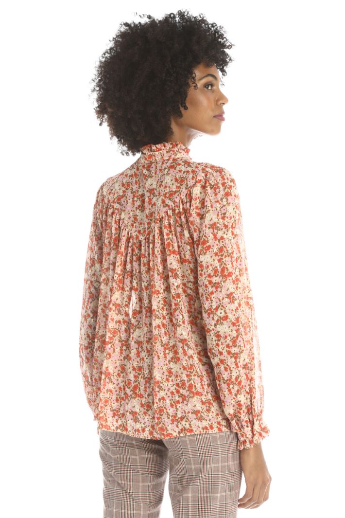 Blusa in georgette stampata Fashion Market Blusa in georgette stampata Fashion Market