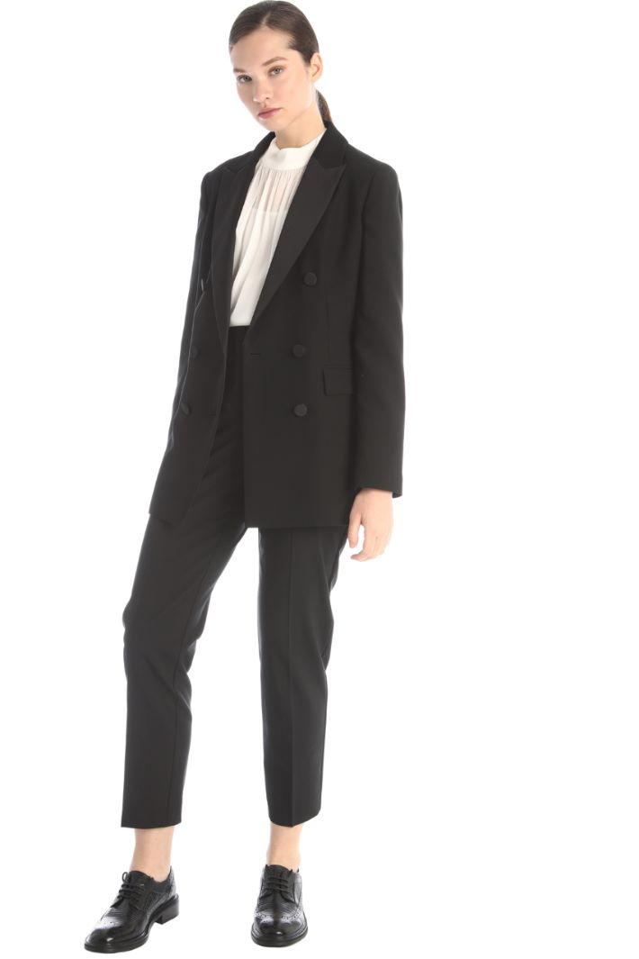 Pantaloni in tela di lana Fashion Market Pantaloni in tela di lana Fashion Market