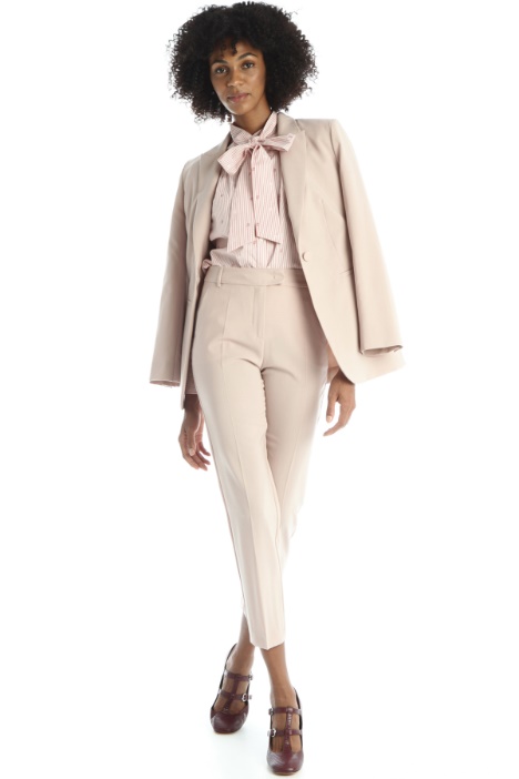 Pantaloni in tela di lana Fashion Market