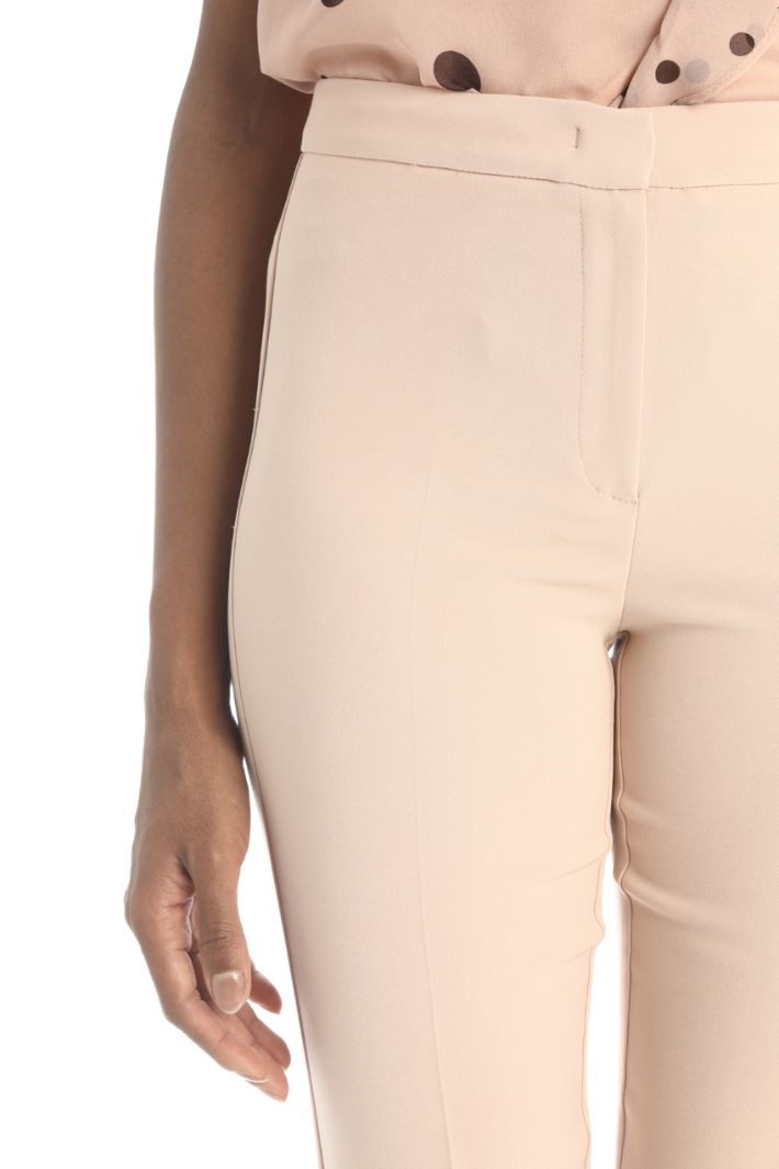 Pantaloni a sigaretta in cady Fashion Market