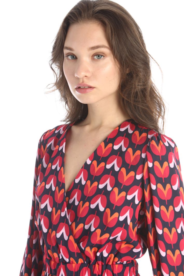 Abito in raso di pura viscosa Fashion Market Abito in raso di pura viscosa Fashion Market