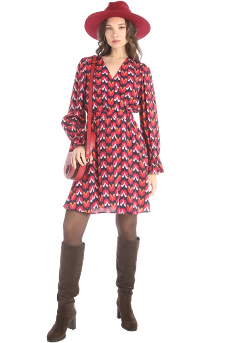 Abito in raso di pura viscosa Fashion Market