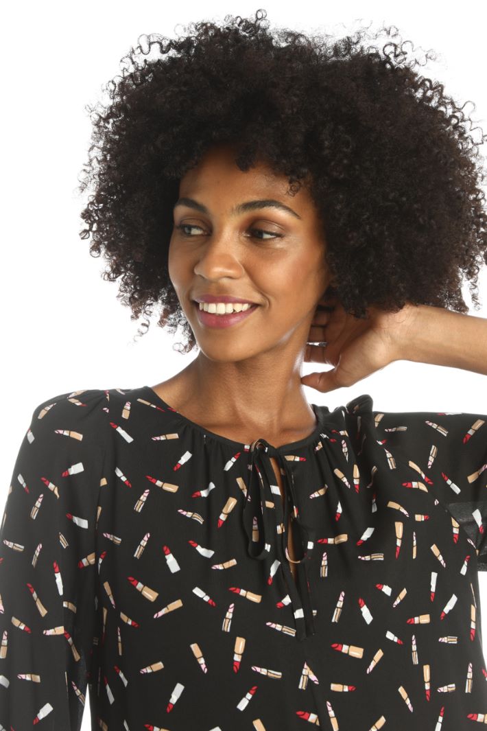 Abito in crepé di pura viscosa Fashion Market Abito in crepé di pura viscosa Fashion Market