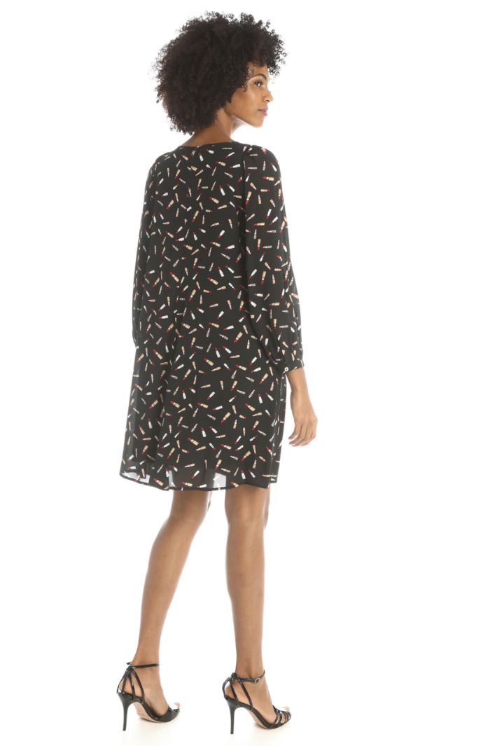 Abito in crepé di pura viscosa Fashion Market Abito in crepé di pura viscosa Fashion Market