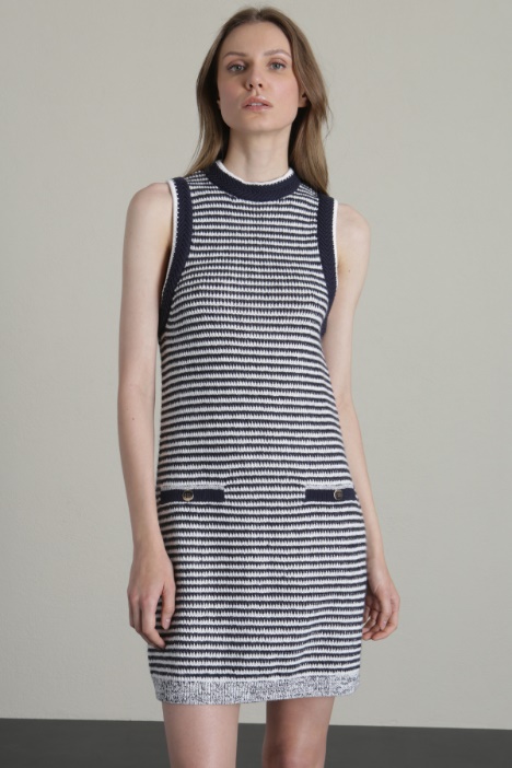 Abito smanicato in maglia Fashion Market