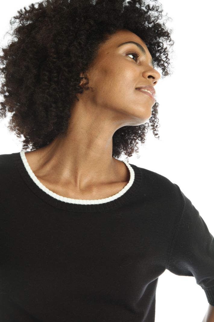 Maglia in cotone e seta Fashion Market Maglia in cotone e seta Fashion Market